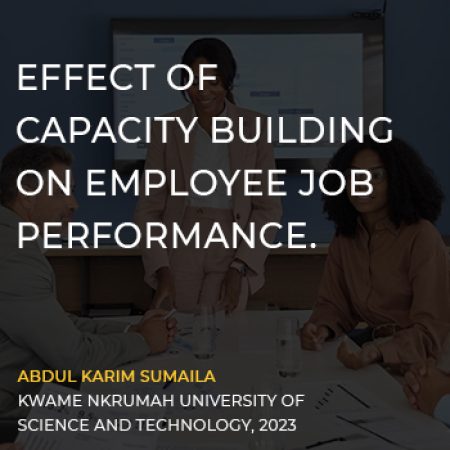 Effect of Capacity Building on Employee Job Performance